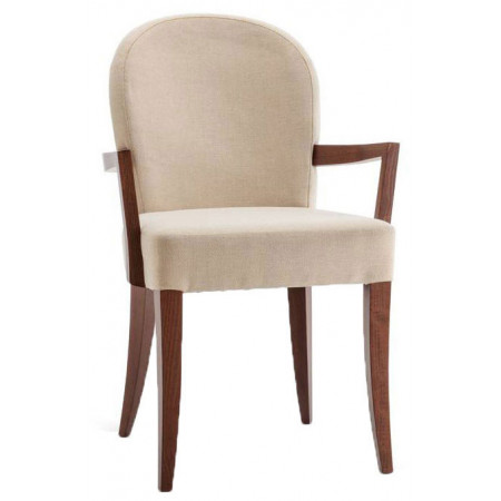 662C/TI  Raw or finished beech wood chair, finishings to choice