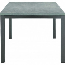 2211 Tavolo a libro o allungabile con  base in metallo e piano in melaminico grigio