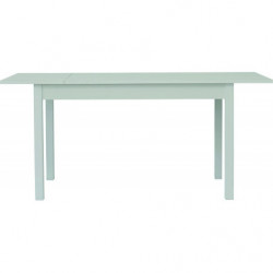 2215 Extending table with metal base, durmast or ash wood melamine top