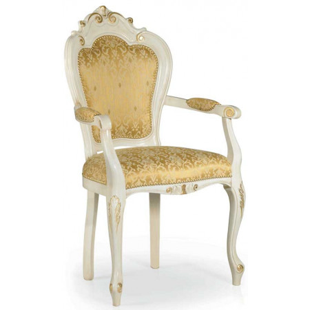 082/C   Beech wood raw or finished armchair, finishing to choice