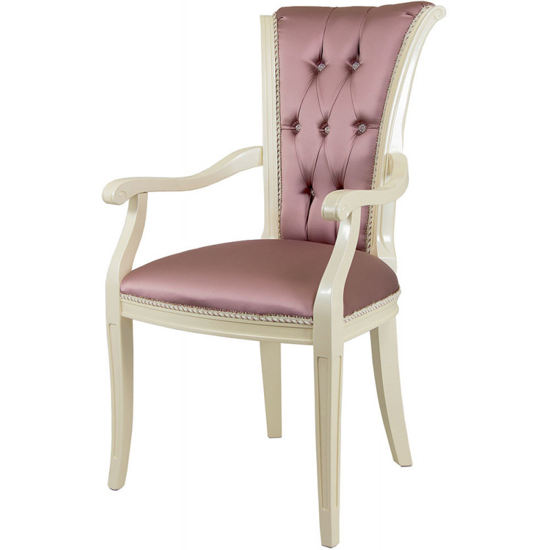 084/C   Beech wood raw or finished armchair, finishing to choice