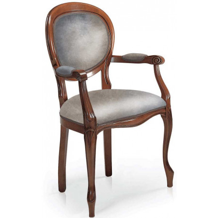 085/C   Beech wood raw or finished armchair, finishing to choice