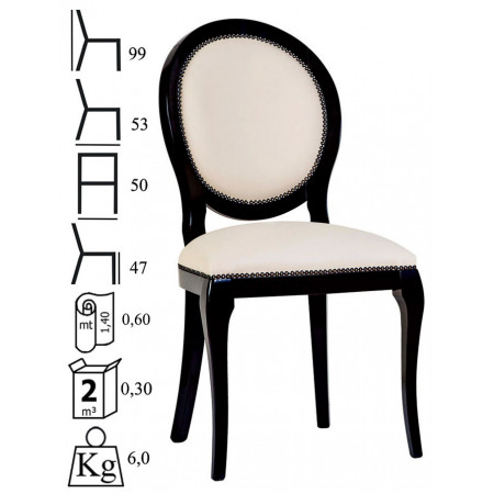 832  Raw or finished beech wood chair, finishing to choice