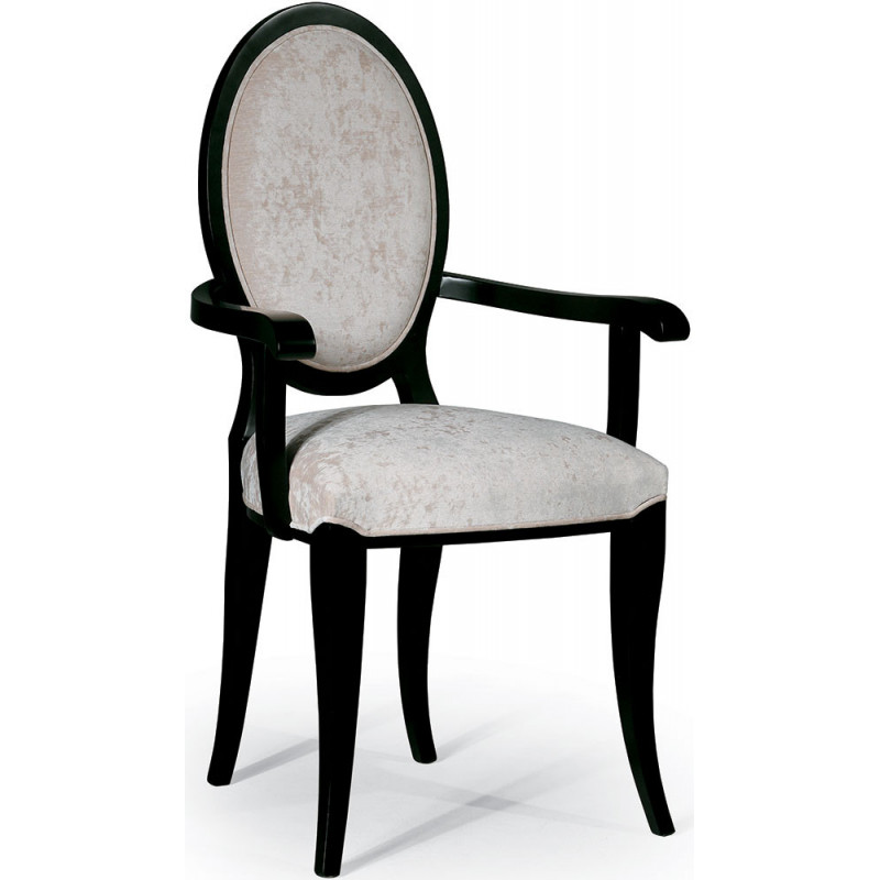 086/C   Beech wood raw or finished armchair, finishing to choice