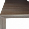 2222 Extending table with tranchè grey durmast wood melamine top