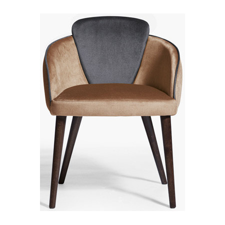 957  Raw or finished beech wood armchair, finishing to choice