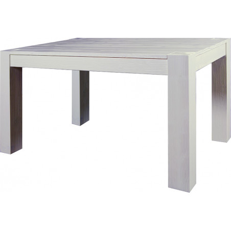 2223 Extending table, natural or white brushed fir wood top