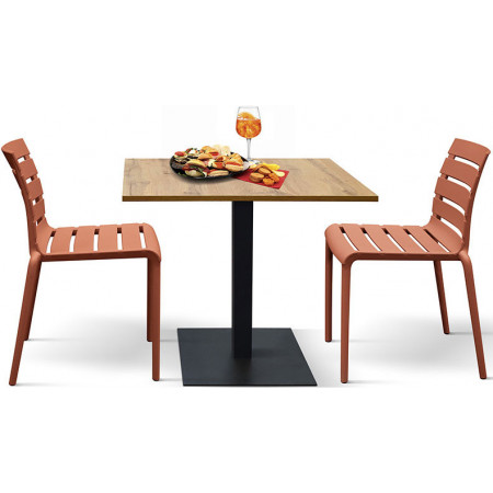 990  Stackable chair frame, polypropylene structure 6 colours availables