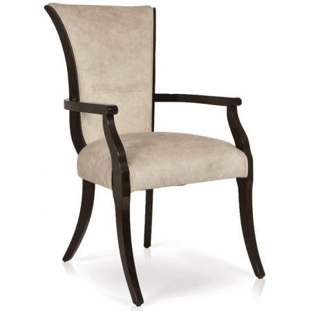 088/C   Beech wood raw or finished armchair, finishing to choice