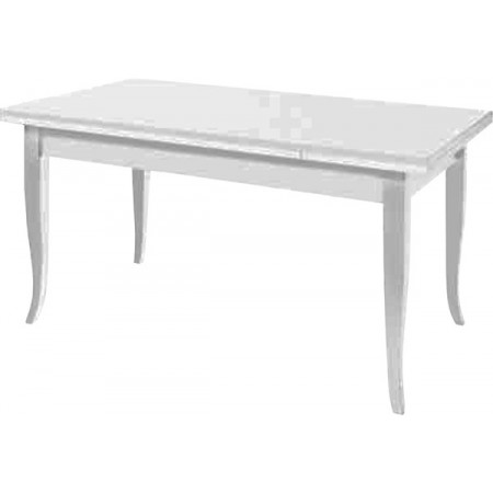 204ECO  Extending table matt white lacquered or walnut standard finishes, commercial measures