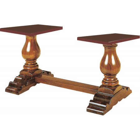 230  Raw or finished tulip wood table solid top, finishes to choice