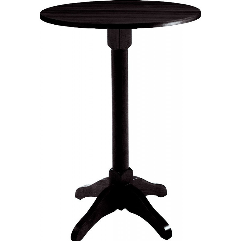 255H  Raw or finished beech wood high table base, table top to customer choice