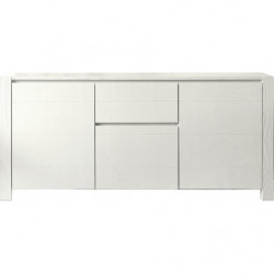 2226 Mobile credenza in abete finitura bianco spazzolato