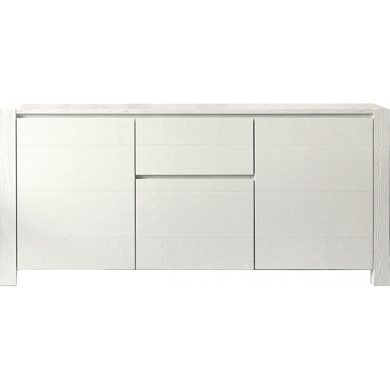 2226 Mobile credenza in abete finitura bianco spazzolato