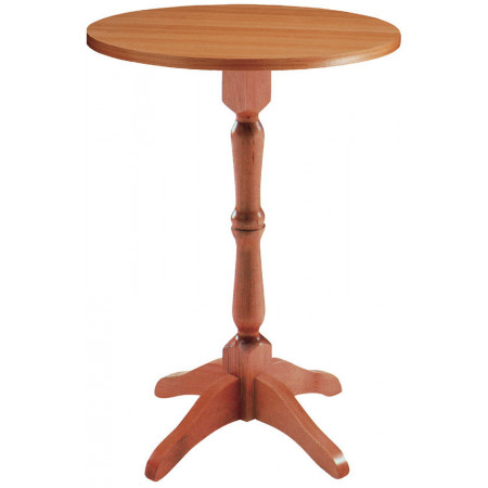 256BTH  Raw or finished beech wood high table base, table top to customer choice