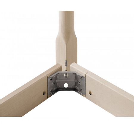 172  Raw or finished beech wood table base, all commercial measures, taple top to choice