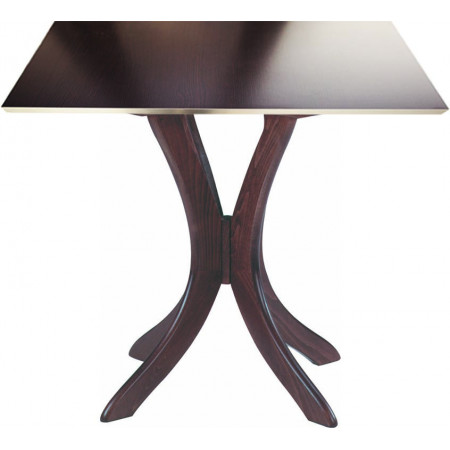 249BT  Raw o finished beech wood table base, table top to customer choice