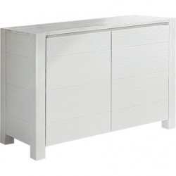 2231 Brushed fir wood sideboard white finished