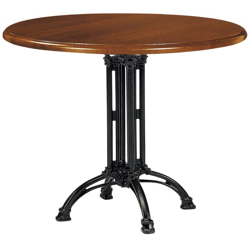 268  Black cast iron-steel table base, table top to customer choice