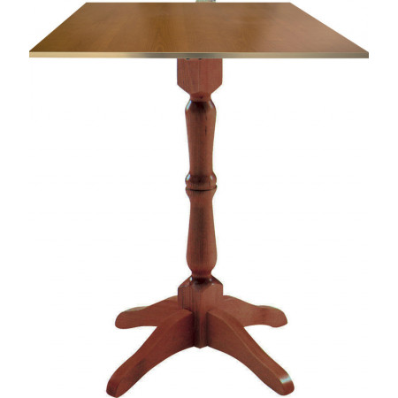 256TH  Raw or finished beech wood high table base, table top to customer choice