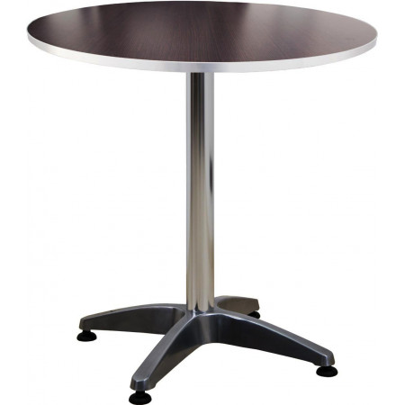 273BA/PM  Tavolo con base in alluminio lucido, piano in melaminico, colori a scelta