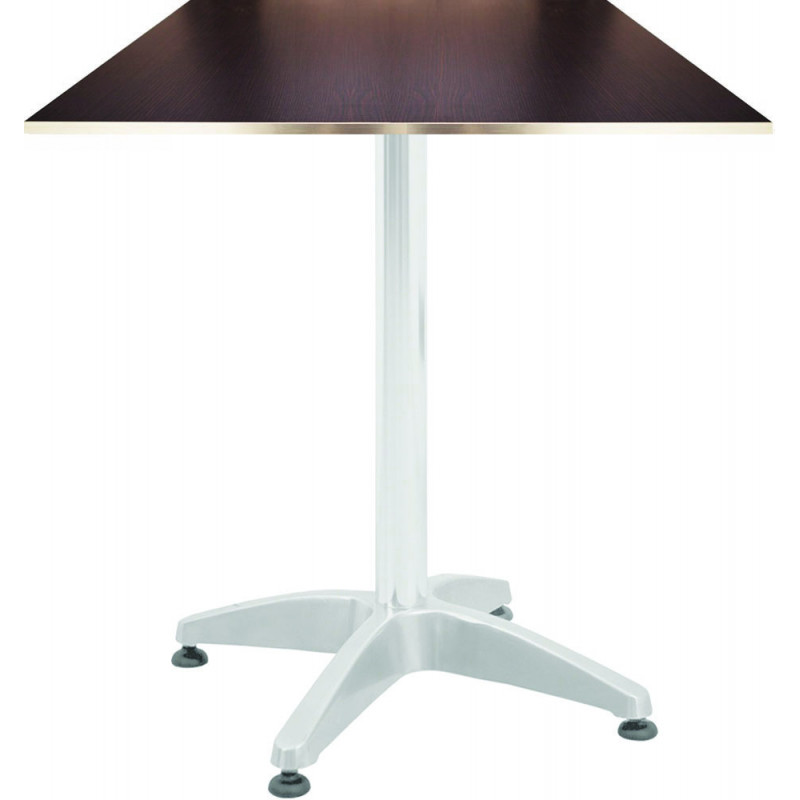 273BBN  White or black aluminium weighted table base, table top to customer choice