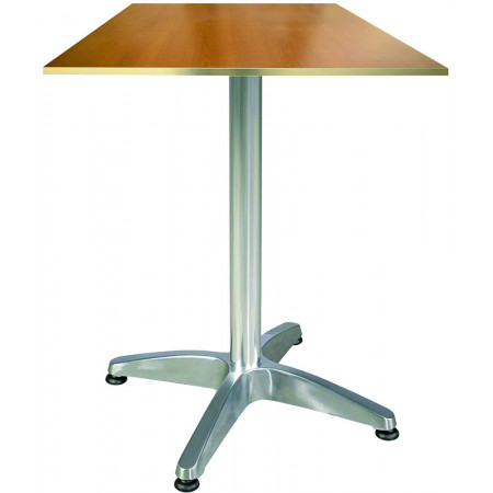 273BBN  White or black aluminium weighted table base, table top to customer choice