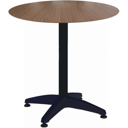 273BBN  White or black aluminium weighted table base, table top to customer choice