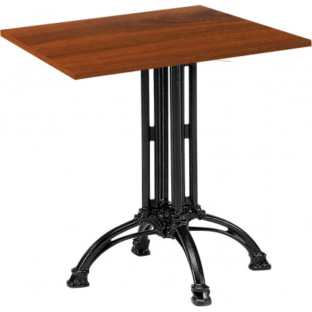 268  Black cast iron-steel table base, table top to customer choice