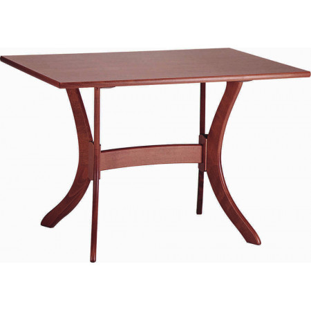 249R  Tavolo con base in faggio, piano a scelta cliente