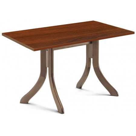 253R  Tavolo con base in faggio grezza o finita, piano a scelta cliente