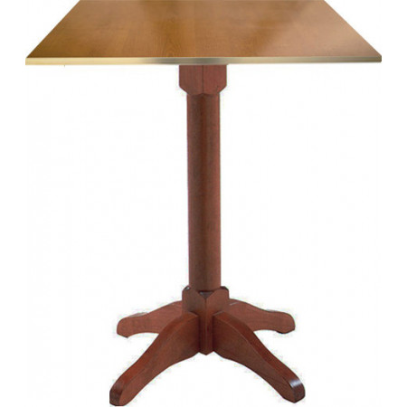 255  Tavolo con base in faggio grezza o finita, piano a scelta cliente