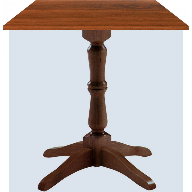 256M  Raw or finished beech wood increased table base,  table top to customer choice