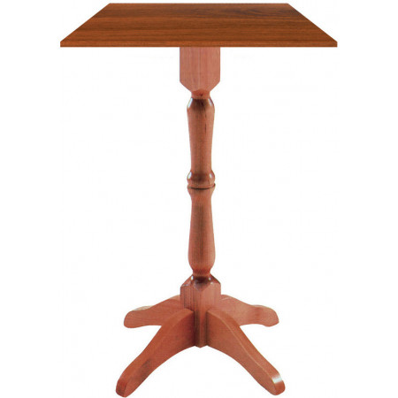 256H  Tavolo H110 con base in faggio grezza o finita, piano a scelta cliente