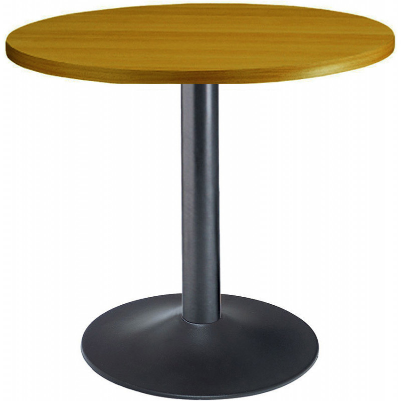 262M  Black increased cast iron table base, table top to customer choice