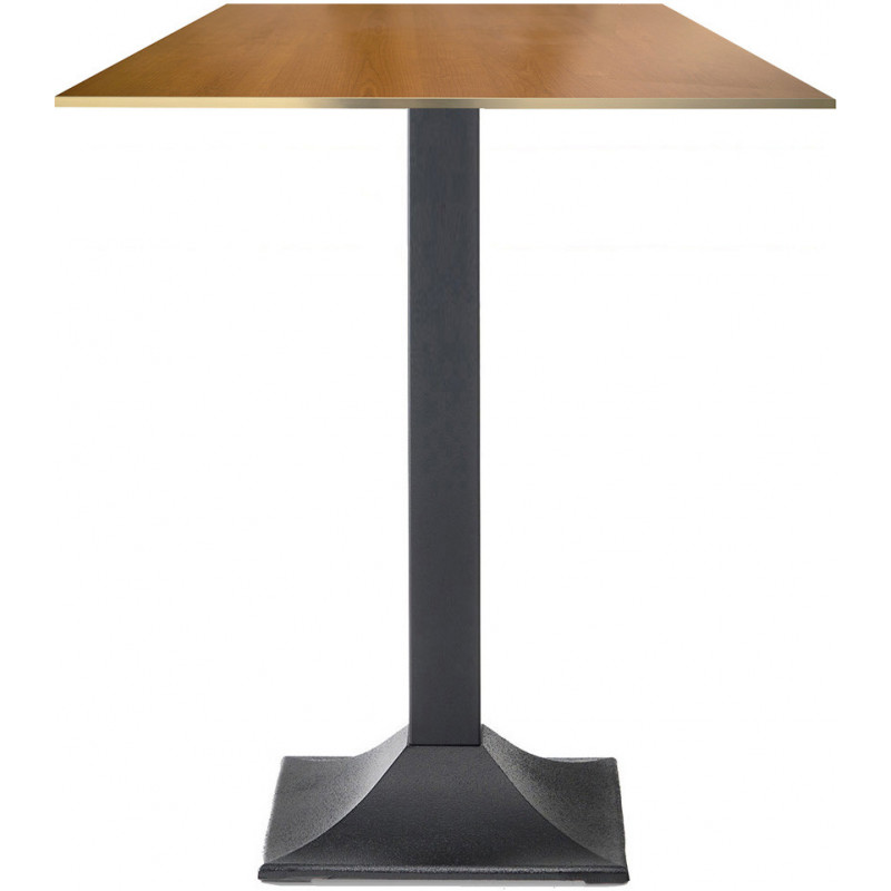 266H  Table with black cast iron-steel H107 table base, table tops to customer choice