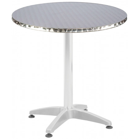 273  Aluminium weighed down table base, table top to choice
