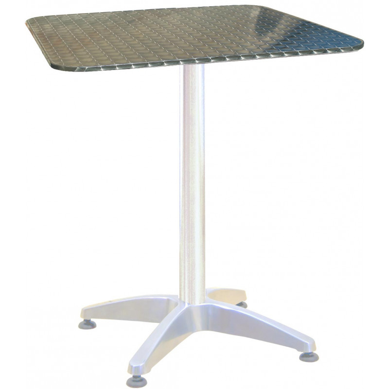 273  Aluminium weighed down table base, table top to choice