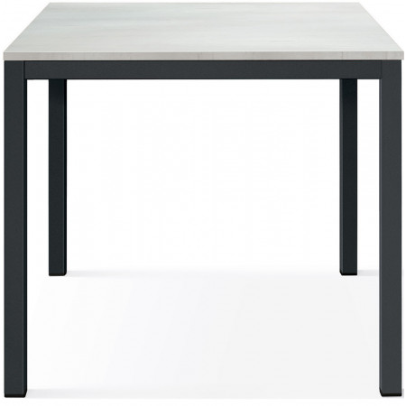 2365 Steel table base, durmast, cement, or white finished top