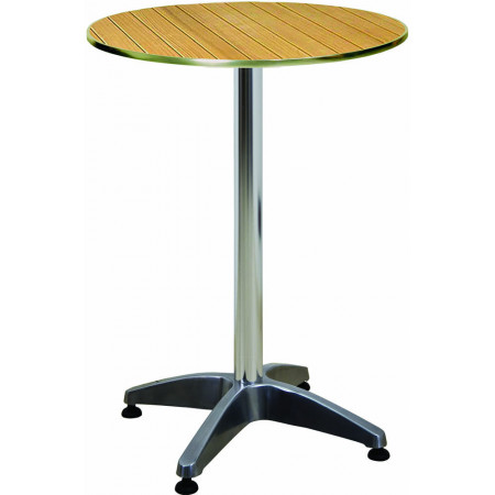 275BA  Base appesantita in alluminio lucido, bianca, o nera, piano a scelta