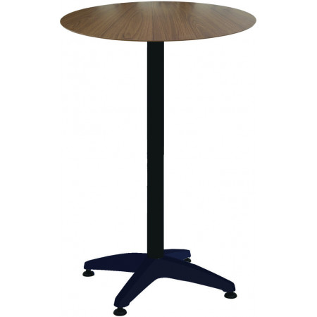 275  Weighed down shiny aluminium, white, or black table base, table top to customer choice