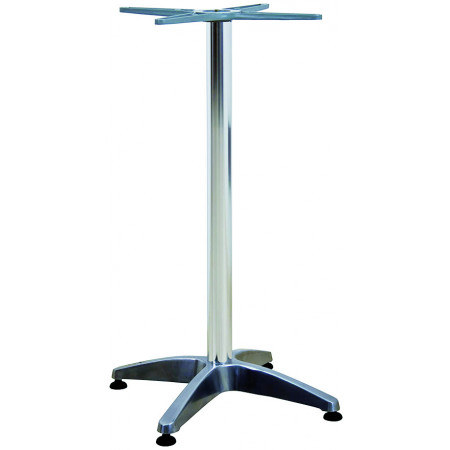 275  Weighed down shiny aluminium, white, or black table base, table top to customer choice