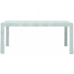 2241 Tavolo allungabile con base e piano in nobilitato frassino bianco o rovere consumato