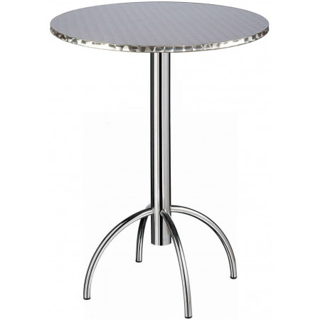 278  Chromed steel H103 table base, table top to customer choice