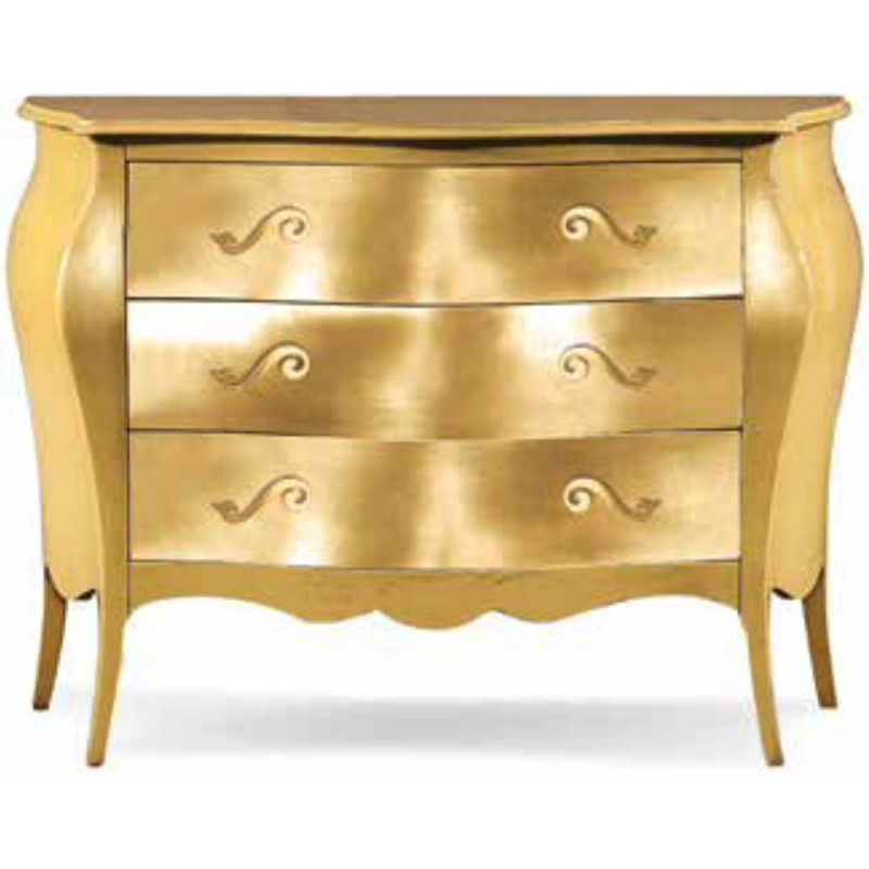 2135  Comò 3 cassetti grezzo o finito, finiture a scelta