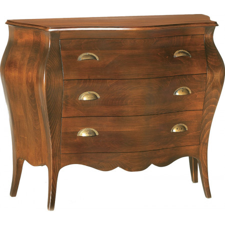 2135  Raw or finished 3 drawers dresser, finishes to customer choice