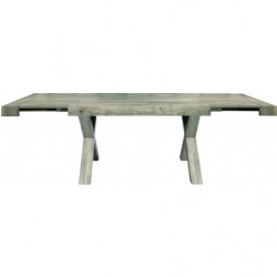 2242 Tavolo allungabile con base e piano in nobilitato melaminico