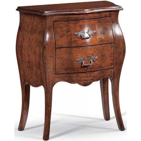 2135/C  Raw or finished 2 drawers night stand, finishes to customer choice