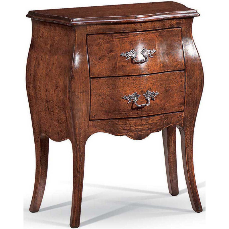 2135/C  Raw or finished 2 drawers night stand, finishes to customer choice