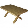 2242 Extending table, worn durmast wood, worn white, or aged wood melamine top